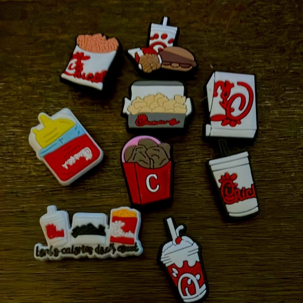 Chick Fil A shoe charms